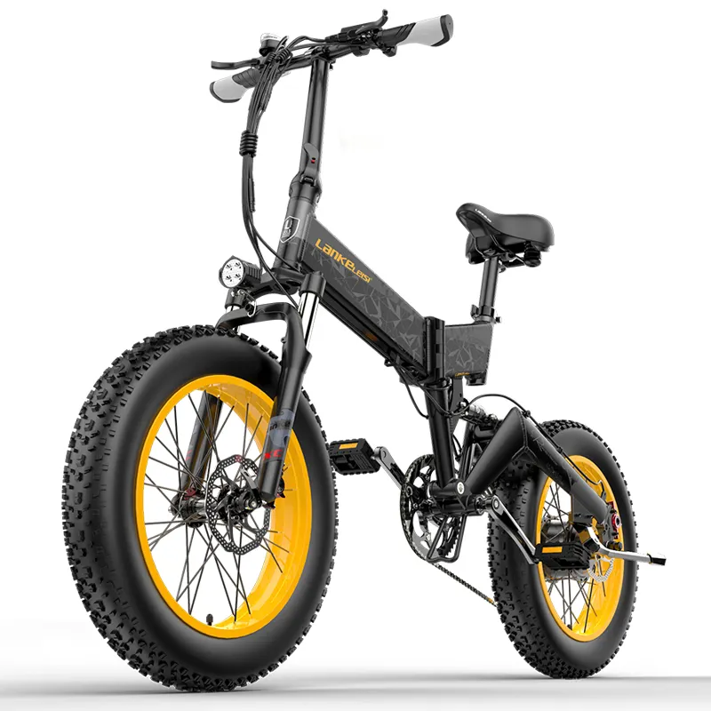 LANKELEISI X3000PLUS 20 นิ้วพับไขมันยางไฟฟ้าจักรยาน 48 V 17.5ah ebike 1000 W ไฟฟ้าจักรยาน