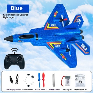 Avion de chasse télécommandé pour enfants Offre Spéciale F22 Sea Land air Plastic Wi-Fi 1080p FHD Video 3-Channel HW32 - Product Image 6