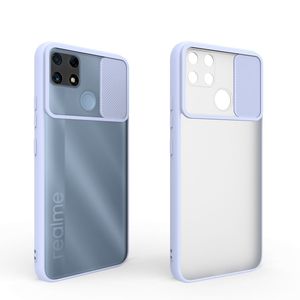 Đẩy cửa sổ máy ảnh bảo vệ điện thoại <span class=keywords><strong>Cover</strong></span> quay lại Matte rõ ràng trường hợp đối với <span class=keywords><strong>Oppo</strong></span> realme C25 C21 C20 7 7i C17 - Product Image 5