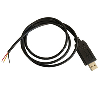 Cable Serial USB a TTL Personalizado con FTDI, Adaptador Serial USB a TTL, Cable Convertidor Serial USB a TTL