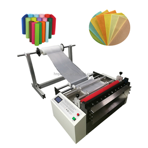 Coupeur de rouleau de papier guillotine industrielle <span class=keywords><strong>Bobine</strong></span> de serviette jumbo automatisée Mulching Eva Film Wet Wipe Reel to Sheet Cutter Machine - Product Image 1