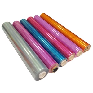 Supercolor Single Side 60cm*100m Glitter White Car <b>Wrap</b> <b>Vinyl</b> 75u DTF Sparkly Glitter Washable PU Film Clothes High Clothing - Product Image 1