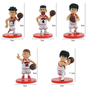 5 pièces/ensemble Anime <span class=keywords><strong>Slam</strong></span> <span class=keywords><strong>Dunk</strong></span> figurines Kaede Rukawa <span class=keywords><strong>Sakuragi</strong></span> Hanamichi Collection PVC figurine - Product Image 2