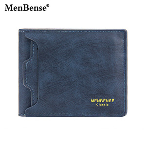 Wholesale New Men's Short Wallet Pu <strong>Change</strong> Wallet Card <strong>Bag</strong> for Men Menbense Wallet Cheap