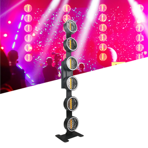 Igracelite 6pz LED RGBW Pixel Retro Light Illuminazione di Sfondo Flash per Palcoscenico Controllata da DMX512 per Uso in Concerti - Product Image 1