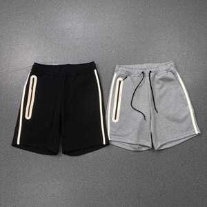 Usine Logo Personnalisé Tech Polaire Réfléchissant Hommes Pantalon Lourd Zip Style Garçon Short De Course Casual Réfléchissant Pantalon De Survêtement - Product Image 2