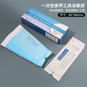 Bolsa de esterilización autosellable de 70x260 mm para herramientas de uñas, bolsa de embalaje desechable OEM - Product Image 2