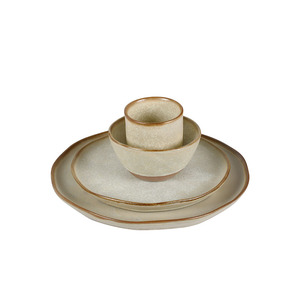 <b>Microwave</b>-Safe Retro Dinnerware <b>Set</b> Logo Printed Lead-Free Tableware for Home & Restaurant Collection - Product Image 6