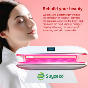 Chambre de sauna à lumière rouge à domicile, lit de luminothérapie LED infrarouge, réglage de la fréquence, lits de luminothérapie rouge pour le corps entier pour SPA - Product Image 1