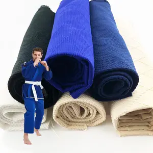 Kualitas tinggi Bjj Gi 100% katun seni bela diri pakaian pakaian Kimono De Jiu Jitsu kain