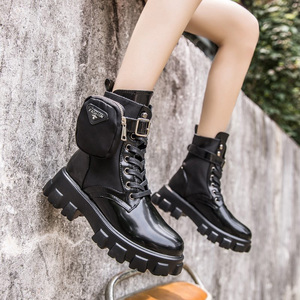 Botas Militares Mujer | New Rock Metálico Blanco ~ EPICA Dental