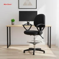 Chaise de bureau ergonomique réglable en maille pour visiteurs et personnel, mobilier de bureau du fabricant