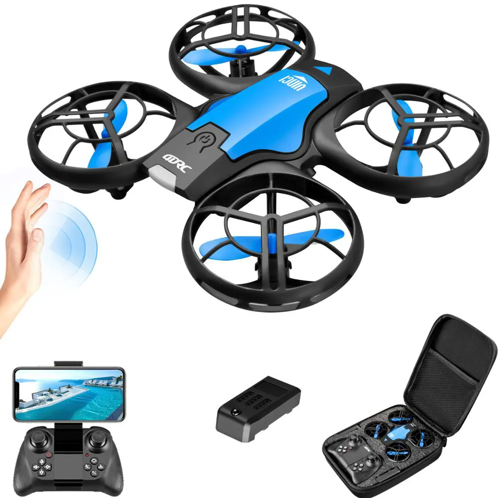 1080P HD WiFi Fpv Air Pressure Height Maintain Foldable Quadcopter RC v8 mini drone for kids with camera