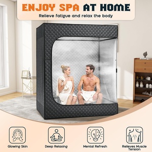 เต็นท์ซาวน่าพกพา BAFAN รุ่นโมเดิร์น ไฟฟ้า สำหรับใช้ในบ้าน ขนาด 4.9'x3.3'x5.9' สำหรับ 2 คน - Product Image 5