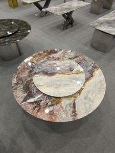 <span class=keywords><strong>Mesa</strong></span> <span class=keywords><strong>cuadrada</strong></span> de piedra de lujo Muebles de piedra personalizados de primera calidad <span class=keywords><strong>para</strong></span> mesas de comedor elegantes <span class=keywords><strong>para</strong></span> hoteles y hogares Fabricante superior - Product Image 5