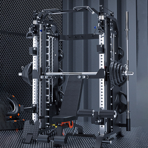 Machine Smith multifonctionnelle RUNTEK avec rack de musculation en acier, équipement de fitness commercial RT.4008 pour des squats sécurisés - Product Image 6