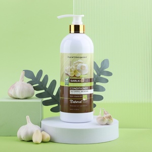 Produits capillaires de salon : Kit revitalisant hydratant et lissant à l'ail pour cheveux noirs, anti-pelliculaire - Product Image 1