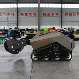 Tondeuse robot à fléaux automatique diesel sur chenilles de 800 mm, télécommandée, pour désherbage et défrichement des terres - <span class=keywords><strong>Prix</strong></span> usine - Product Image 4