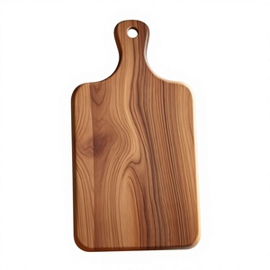 Planche à découper en bois artisanale – Planche de cuisine en bois naturel durable avec finition lisse pour couper les légumes - Product Image 1