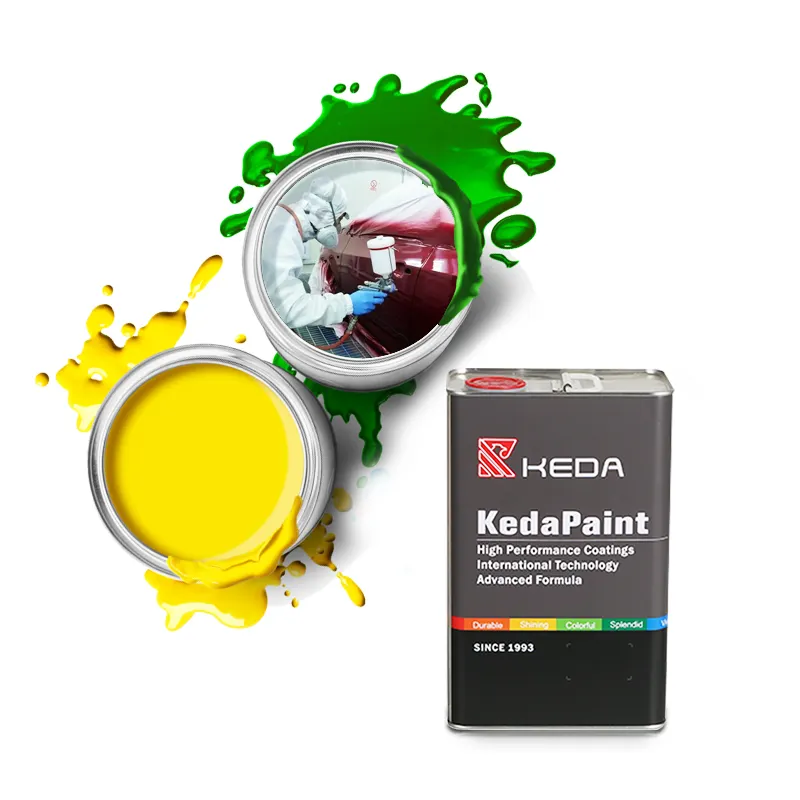 Keda car refinish paint supplier outstanding hardness auto paint 2K clearcoat