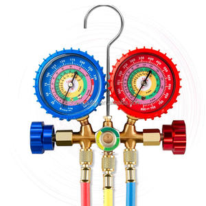 Dupla refrigerante manômetro <span class=keywords><strong>CT</strong></span>-<span class=keywords><strong>536G</strong></span> carro ar condicionado flúor calibre latão Material neve tipo - Product Image 4