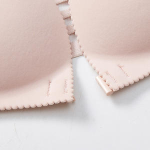 섹시한 크로스 벨트 백 브라 푸쉬업 삼각컵 통기성 여성용 원피스 와이어프리 인비저블 솔리드 패턴 언더웨어 - Product Image 3