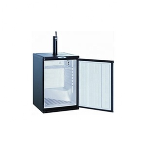 Réfrigérateur à bière portatif, machine 172L, noir/SS, yeux, refroidisseur de bière - Product Image 4