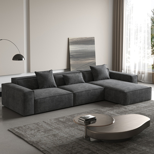 ATUNUS Divano Componibile Modulare a L Combinato da Soggiorno Minimalista Moderno Nordico - Product Image 1