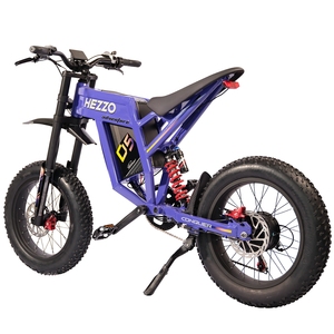 Bicicleta Eléctrica HEZZO D5 de 1500W, 60V, 30Ah, Cumple con la Normativa 2849, Velocidad de 70km/h, Neumáticos Gruesos de 20 Pulgadas, Cuadro de Aluminio, Frenos Hidráulicos, Producto Más Vendido - Product Image 4