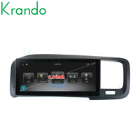 Autoradio multimédia Krando Android 13.0 pour Volvo S60 V60 2011-2020, unité principale avec Apple CarPlay sans fil, Android Auto, 4G, Bluetooth
