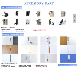 Armoire de <span class=keywords><strong>bureau</strong></span> industrielle en acier verrouillable avec étagères réglables et porte en verre, solution de rangement polyvalente pour le <span class=keywords><strong>bureau</strong></span> - Product Image 5