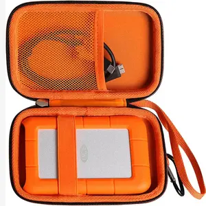Casing Hard EVA Case Travel pelindung casing penyimpanan untuk LaCie Rugged Hard Drive