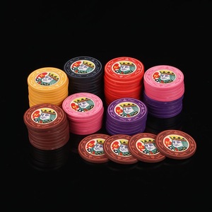 Fichas de Póker de Cerámica de Lujo con Núcleo Metálico, Diseño de Corona, Superficie Lisa, Duraderas, No Tóxicas, Colección Americana Kings <span class=keywords><strong>VIP</strong></span> - Product Image 6