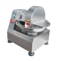 Machine de découpe de viande et légumes sur table, hachoir à bol pour gingembre et viande