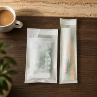 Enveloppes en papier ciré blanc biodégradable, translucides, thermoscellables, enduites à l'eau, pour le commerce électronique transfrontalier