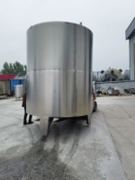 Tanque de Almacenamiento Vertical de Acero Inoxidable 304/316 de Gran Capacidad, 10-30 Toneladas, para Almacenamiento de Líquidos Químicos, Venta al Por Mayor de Fábrica, ODM OEM