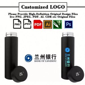 Botellas de Agua Inteligentes Digitales con Aislamiento de Doble Pared de Acero Inoxidable de 500 ml, Logotipo Personalizado, con Pantalla LED de Temperatura - Product Image 2