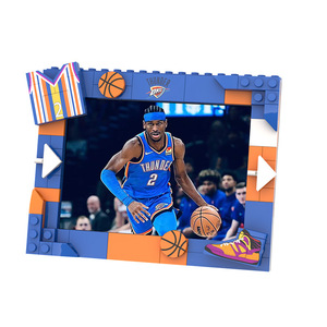 Cadre photo de blocs de construction sportifs très prisé, jouet de construction de basketball professionnel américain compatible avec les blocs en ABS - Product Image 6