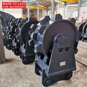 Roue de compacteur d'excavatrice de 36-50 tonnes pour la plaque de compactage Samsung SE450 Roue de dragage compacte directe d'usine - Product Image 5