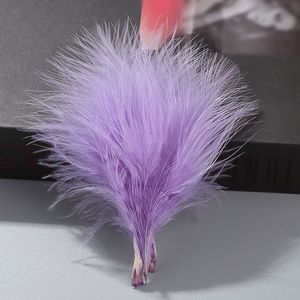 Plumes de marabout aux couleurs vives, plumes de dinde moelleuses pour Halloween, Noël, Mardi Gras et costumes de fête - Product Image 1