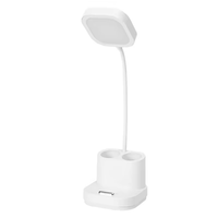 Lampe de chevet de style moderne, luxe, salon, chambre à coucher, vase à crayons, support, lampe de table de lecture avec lumière LED de bureau