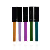 Cosmétiques de maquillage minéral à marque privée, nouveau design, luxe, végan, sans cruauté, longue tenue, imperméable, gloss à lèvres liquide mat