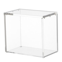 Vente en gros personnalisée de supports d'affichage de stockage ETB en acrylique magnétique transparent moderne pour les boîtes de cartes de jeu de monstres de poche