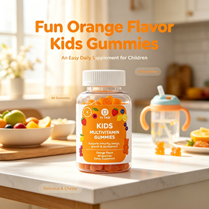 ODM Children Multivitamin <b>Gummies</b> with Orange Flavor Daily Growth Energy Immune Support Private Label Supplement 60 - Product Image 3