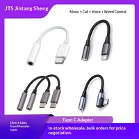 Adaptateur pour téléphone portable Type-C vers 3,5 mm, compatibilité appels pour câble audio d'écouteurs