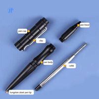 Stylo à bille tactique rose personnalisé Prototypage rapide en acier inoxydable Équipement industriel métallique composite EDM à fil usiné CNC