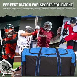 Muestra gratis Bolsas de hockey sobre hielo Bolsa de transporte de viaje con cómoda correa de hombro ajustable para hombres y mujeres adultos - Product Image 4