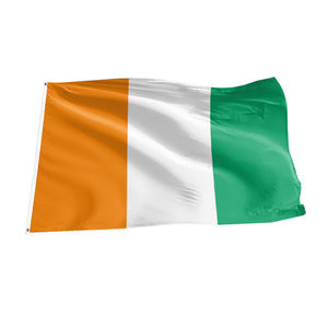 Venta al por mayor de poliéster la bandera del color verde y naranja y blanco <span class=keywords><strong>Costa</strong></span> de Marfil CoteDivoire bandera coche mano bandera - Product Image 2