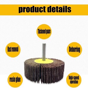 Flared Cup Grinding Wheels Cylindrical High Quality Sandpaper Abrasive Cloth Wheel For Electric Grinder Polishing - Product Image 5