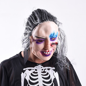 أقنعة لاتكس للهالوين بفم متحرك، أقنعة كاملة للوجه مخيفة ومرحة لحفلات الهالوين - Product Image 5